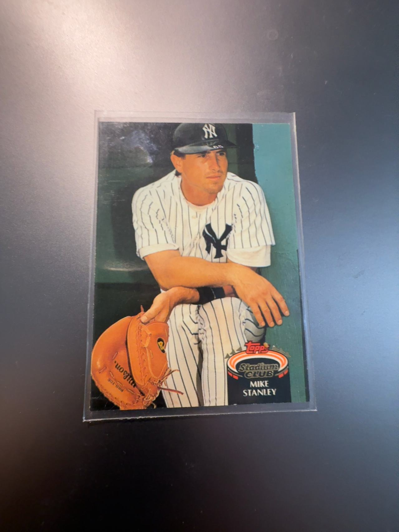 Topps 1992 Stadium Club Mike Stanley #741 Baseball Card