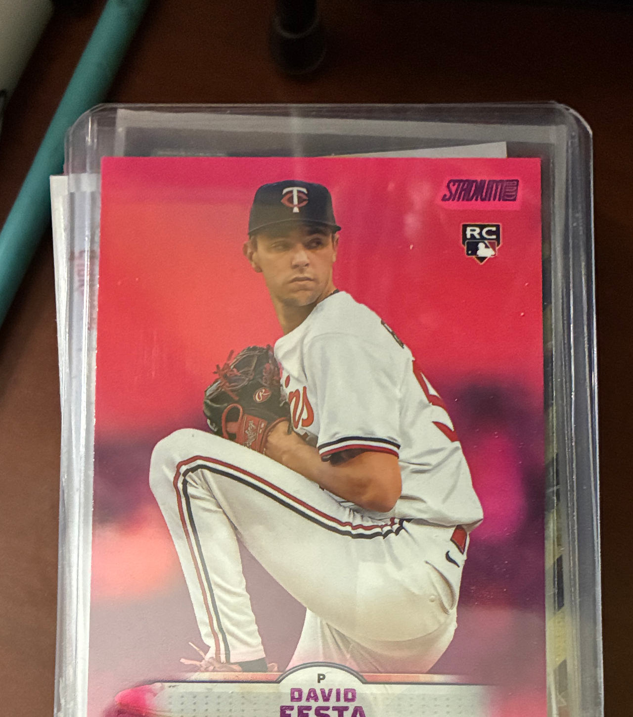 2025 Topps Stadium Club David Festa Rookie Card Red Foil