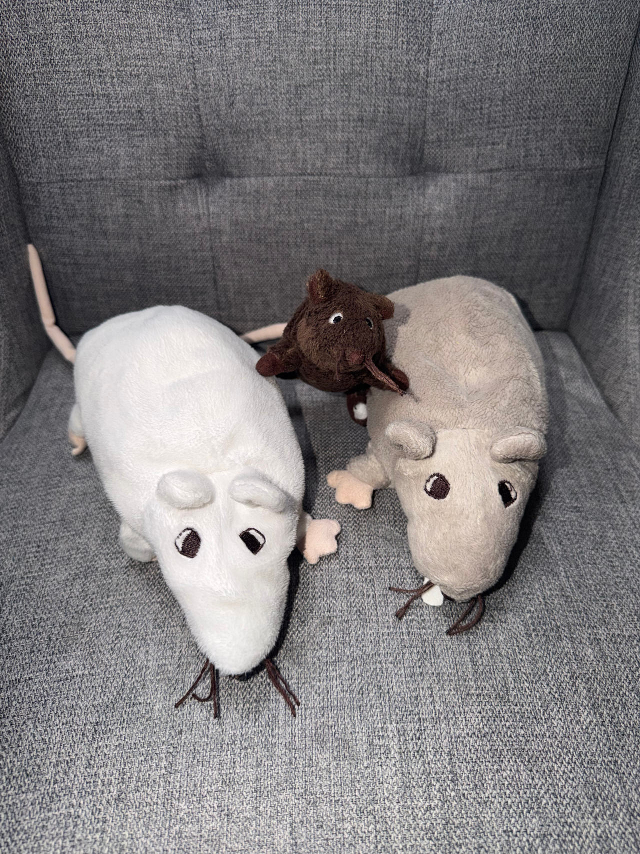 IKEA Gosig Råtta Plush Rats Mouse lot of 3