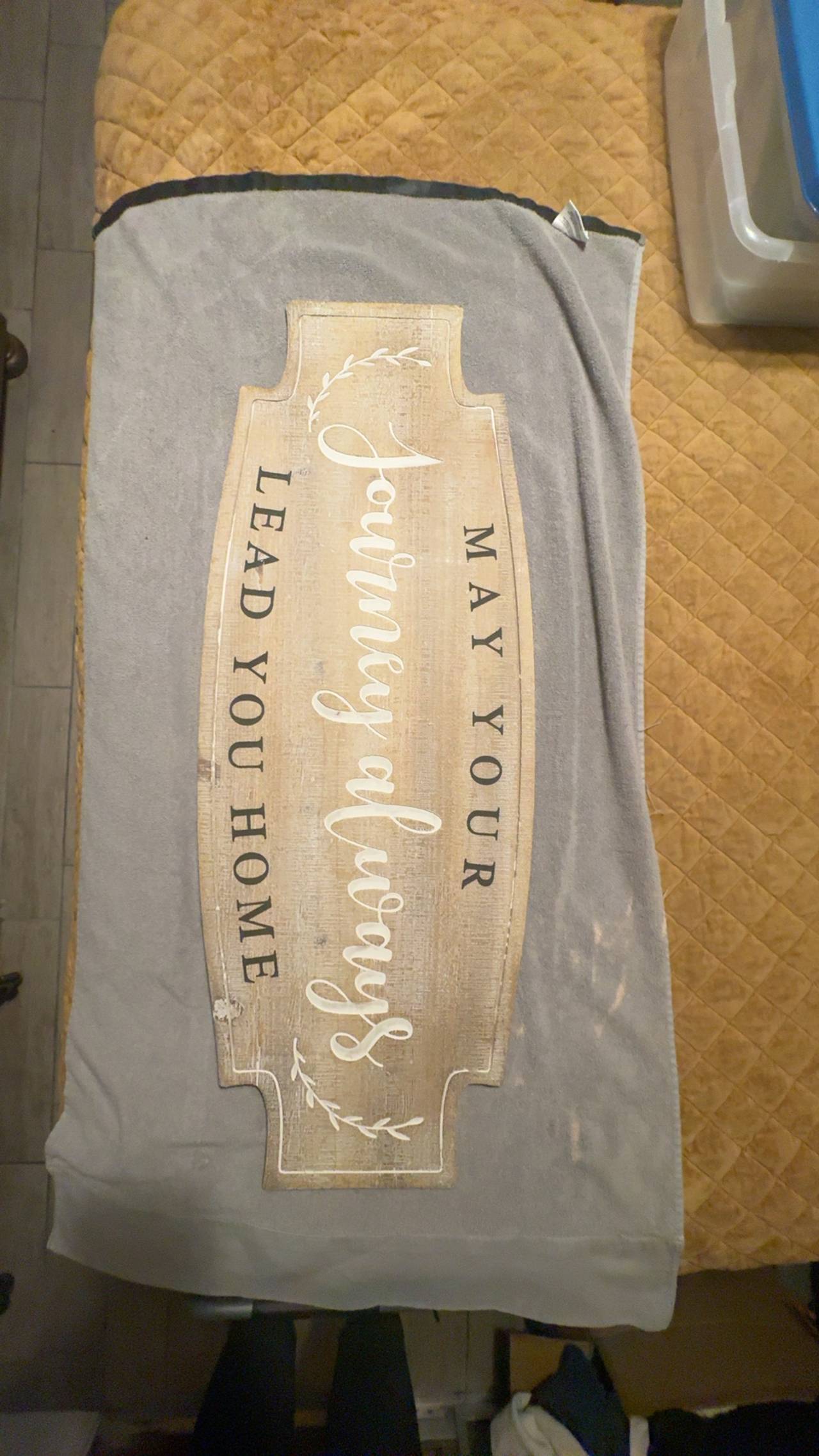 Wooden Wall Sign "May Your Journey Always Bring You Home"