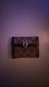 Gucci GG Canvas Bifold Wallet Brown - Image 1