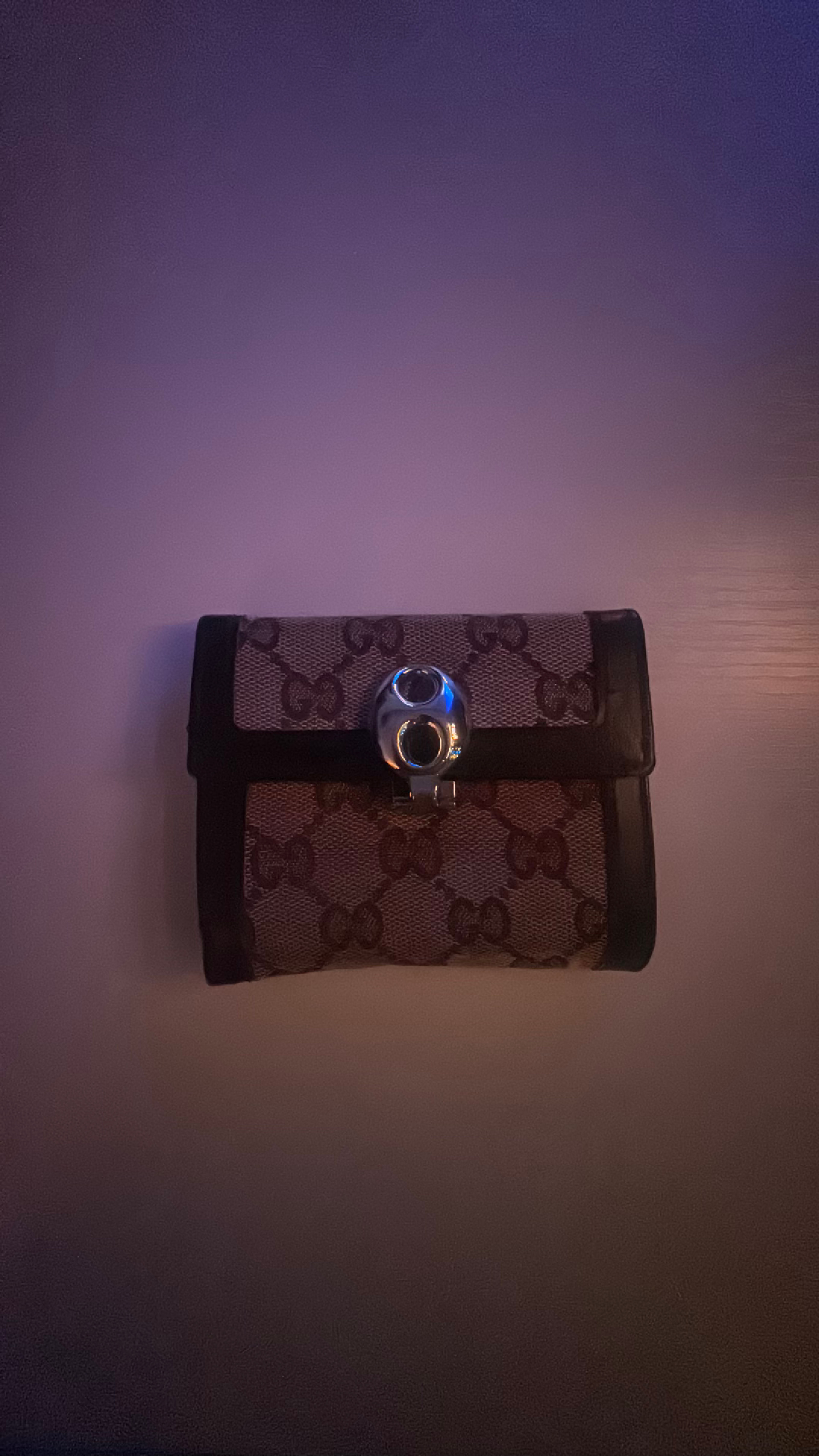 Gucci GG Canvas Bifold Wallet Brown