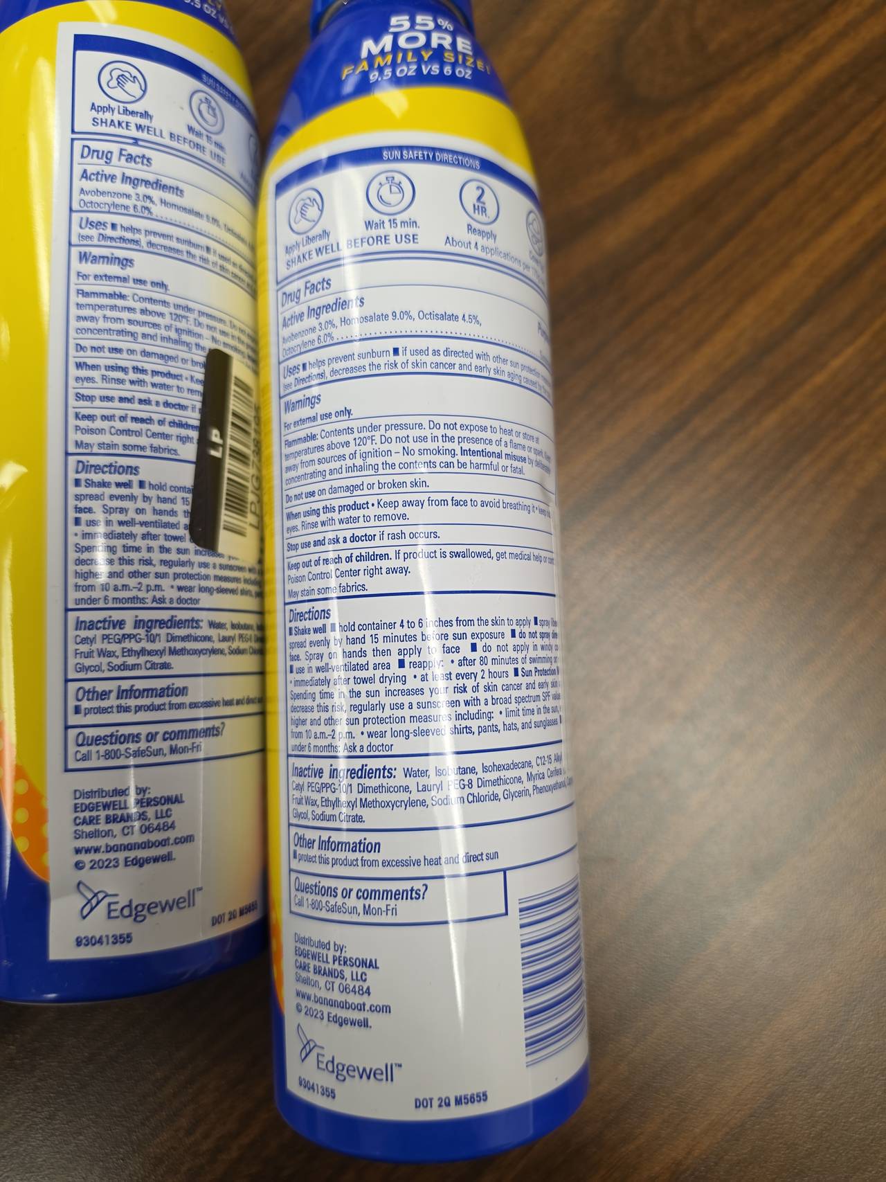 4 x Banana Boat Kids Sport Sunscreen Spray SPF 50+ 9.5oz