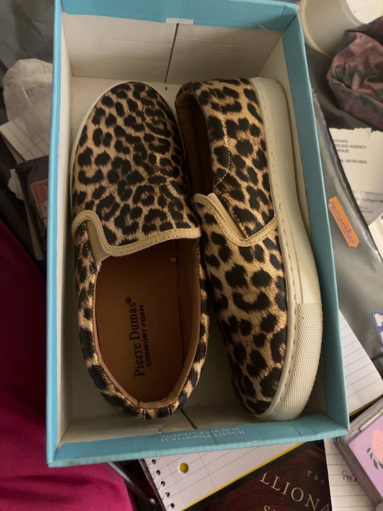 Pierre Dumas Traveler Slip On Leopard Print