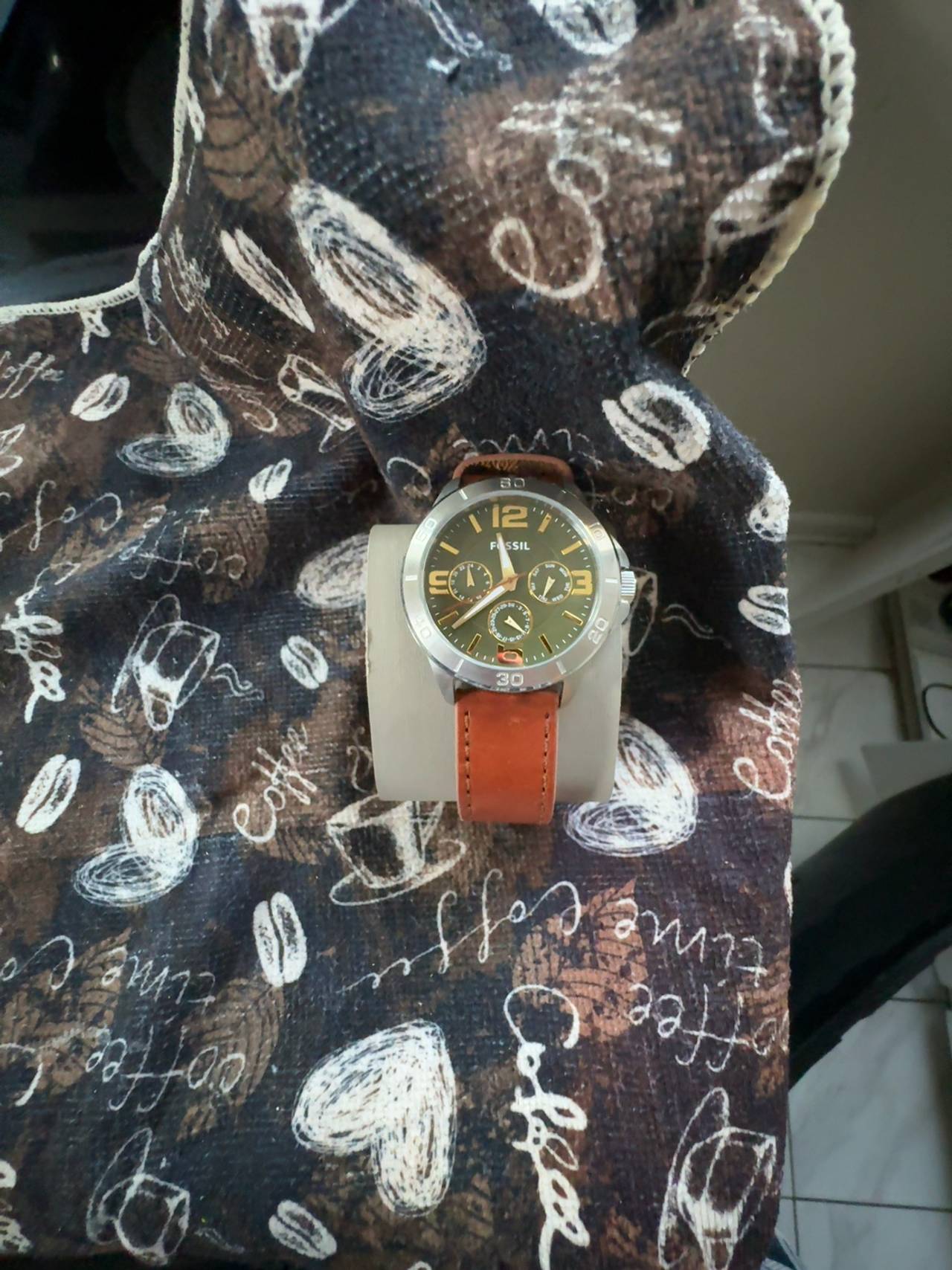 Fossil Men's Brown Leather Watch