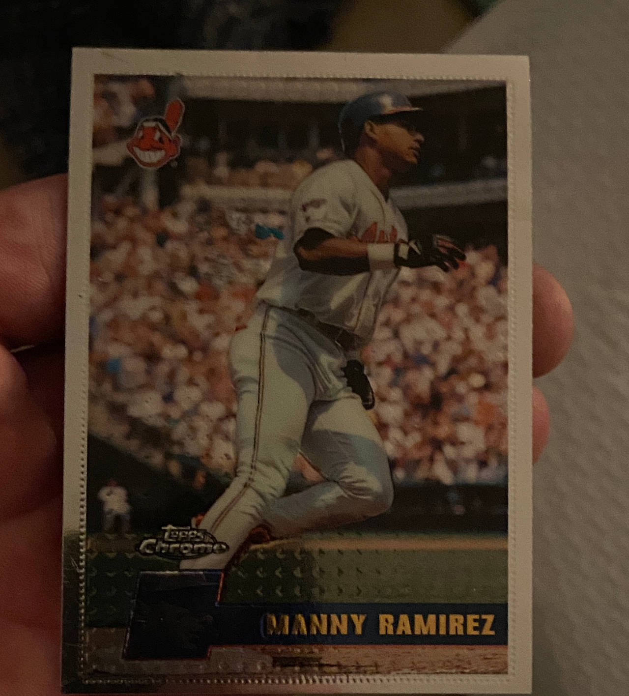 1996 Topps Chrome Manny Ramirez #145 Refractor