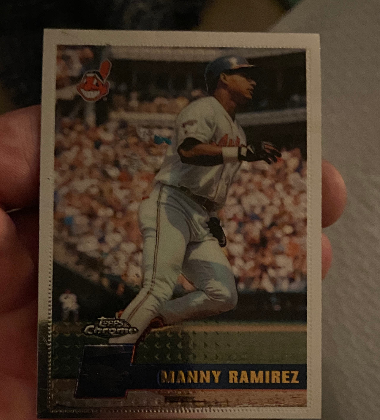 1996 Topps Chrome Manny Ramirez #145 Refractor