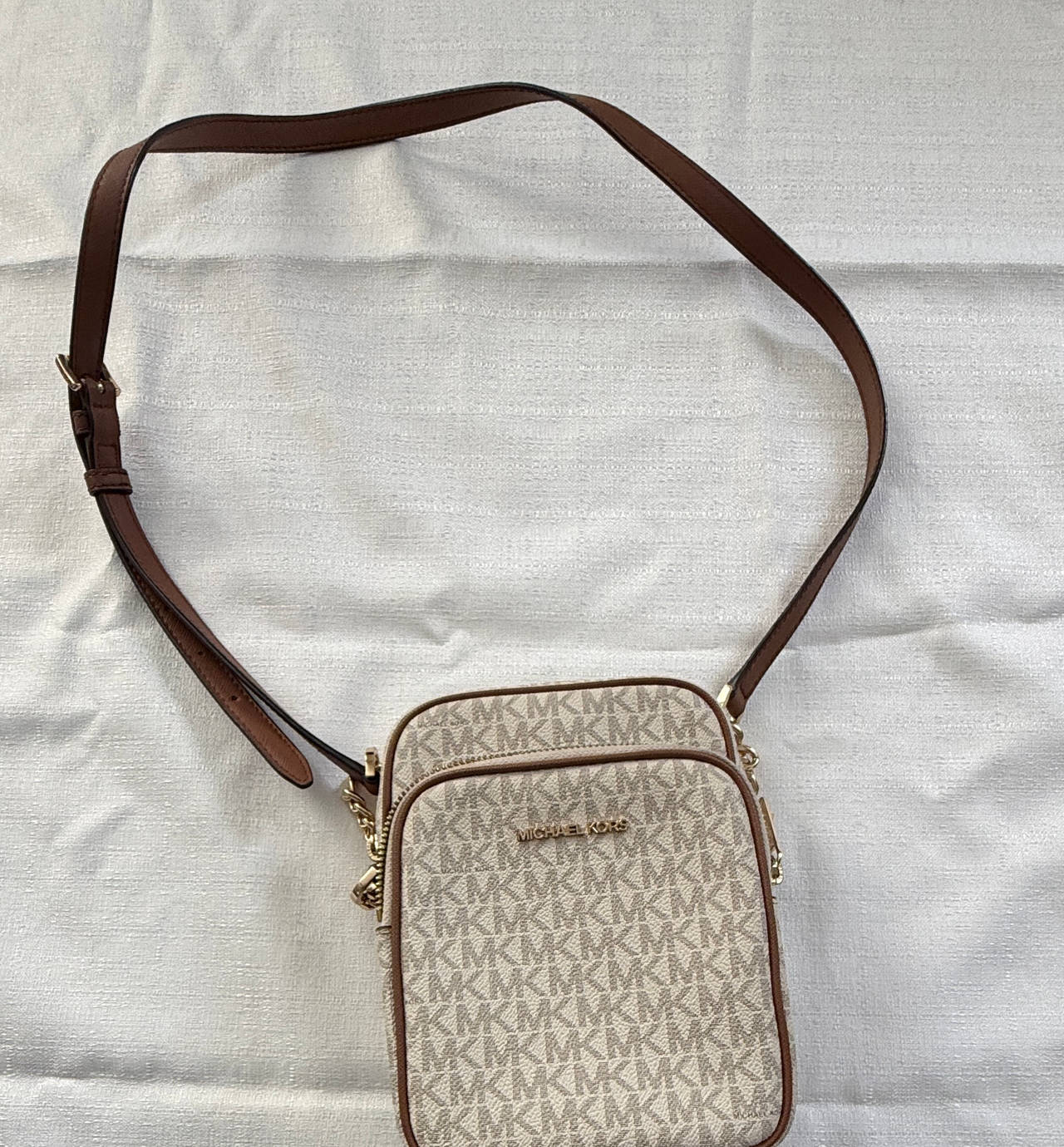Michael Kors Jet Set Large Logo Crossbody Bag
