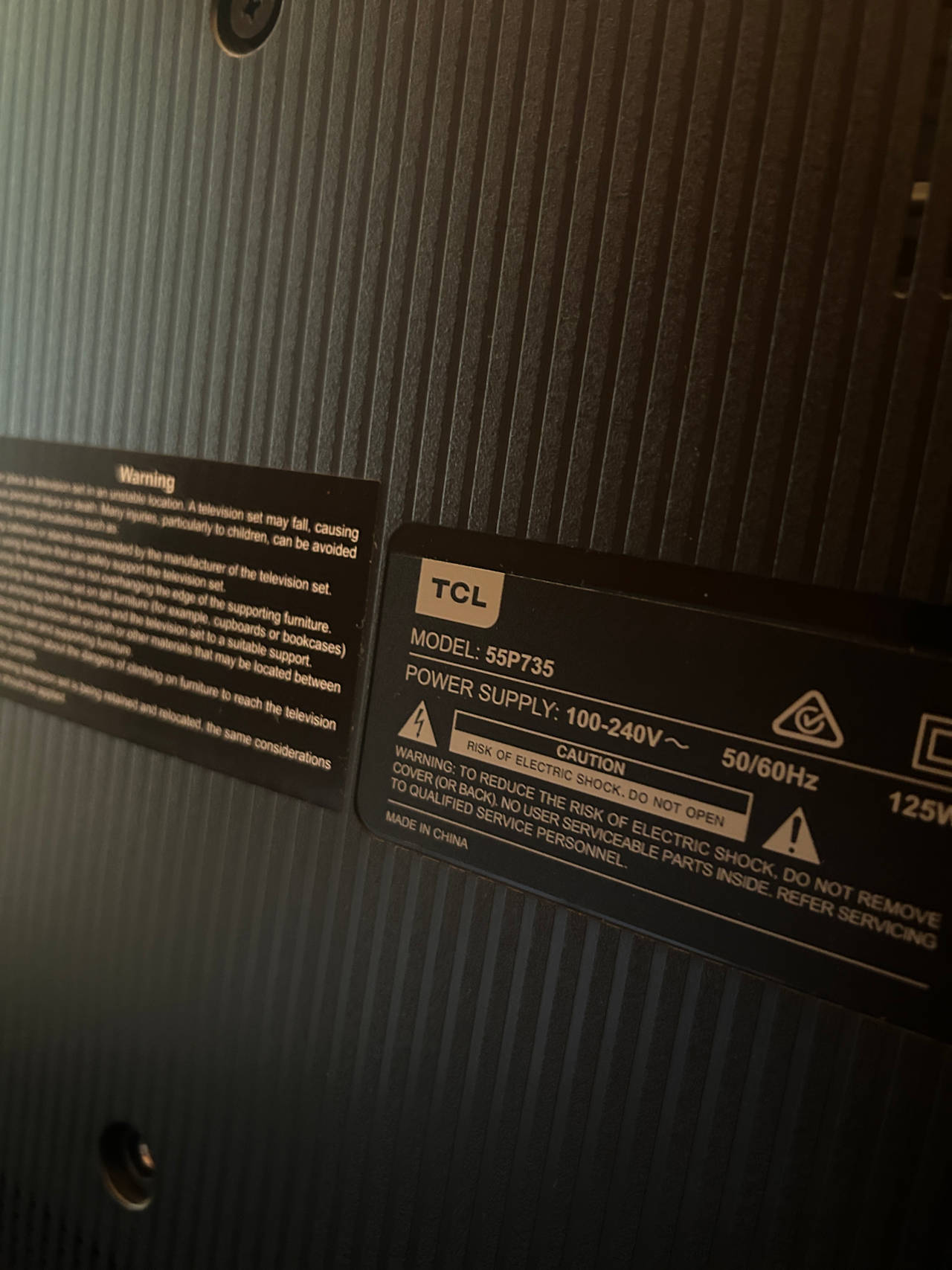 TCL 55" P735 Quantic Dot Google TV