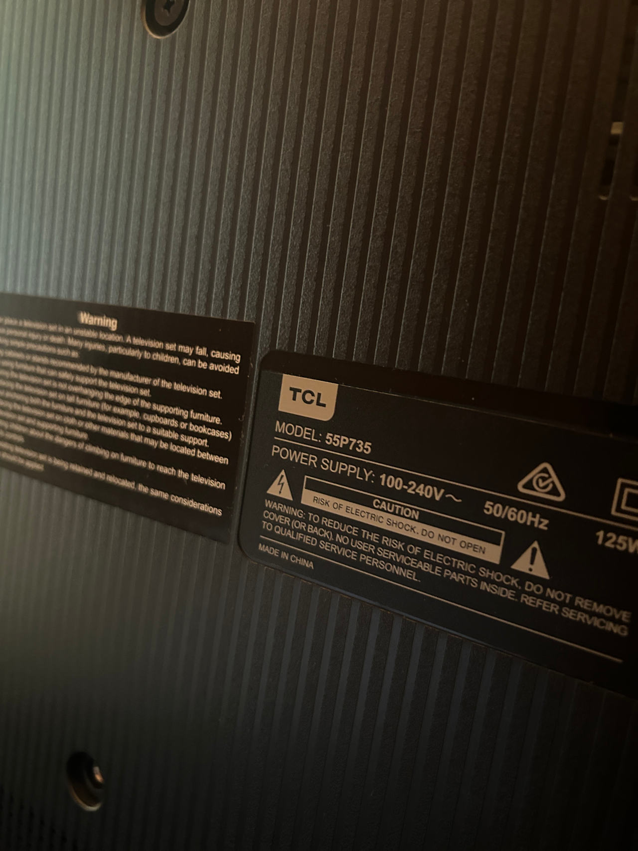 TCL 55" P735 Quantic Dot Google TV
