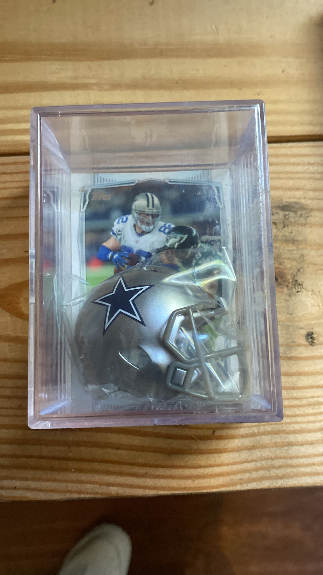 Dallas Cowboys Mini Helmet with Player Card