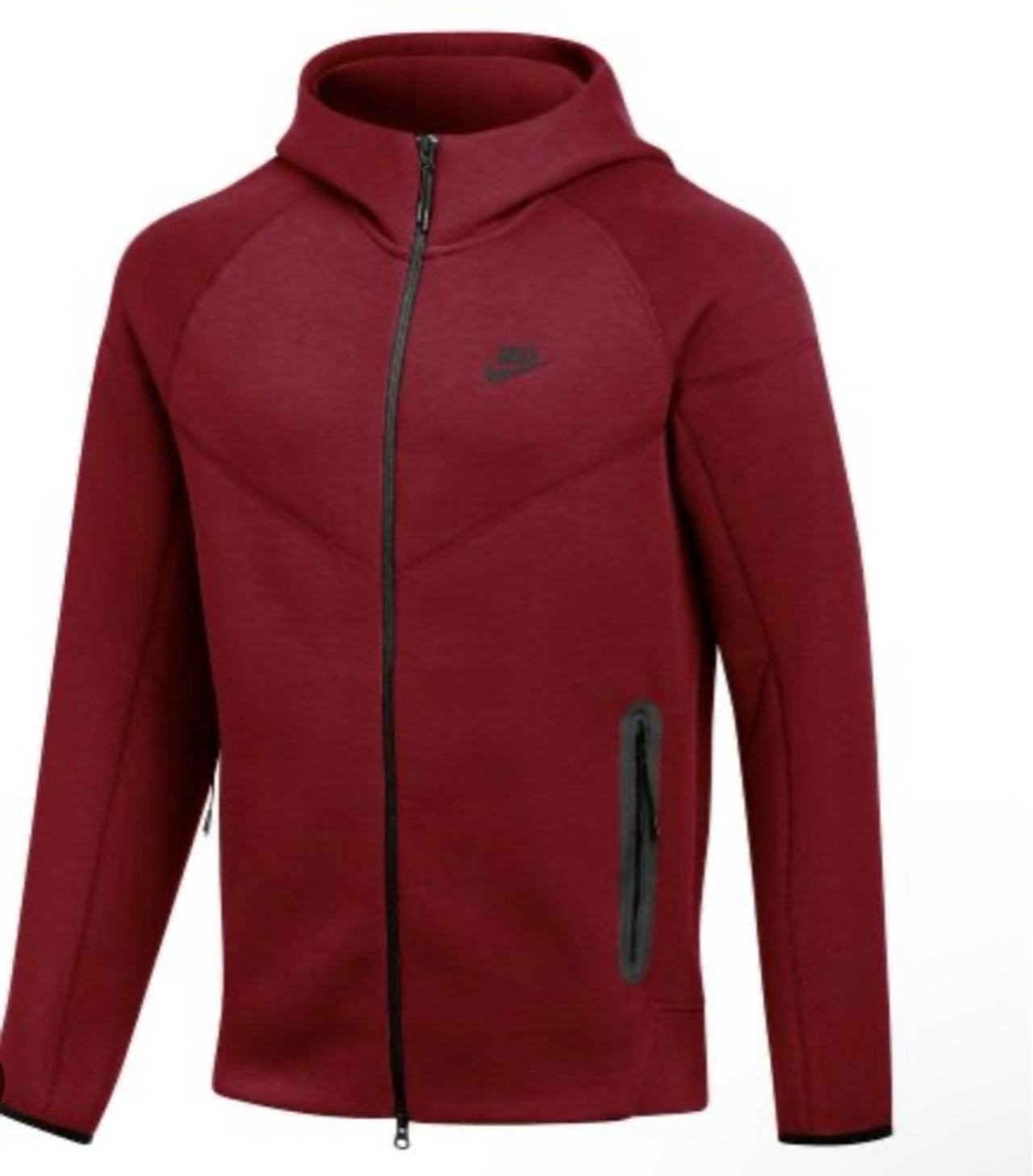 Nike Tech Fleece Full-Zip Windrunner Hoodie Dark Team Red