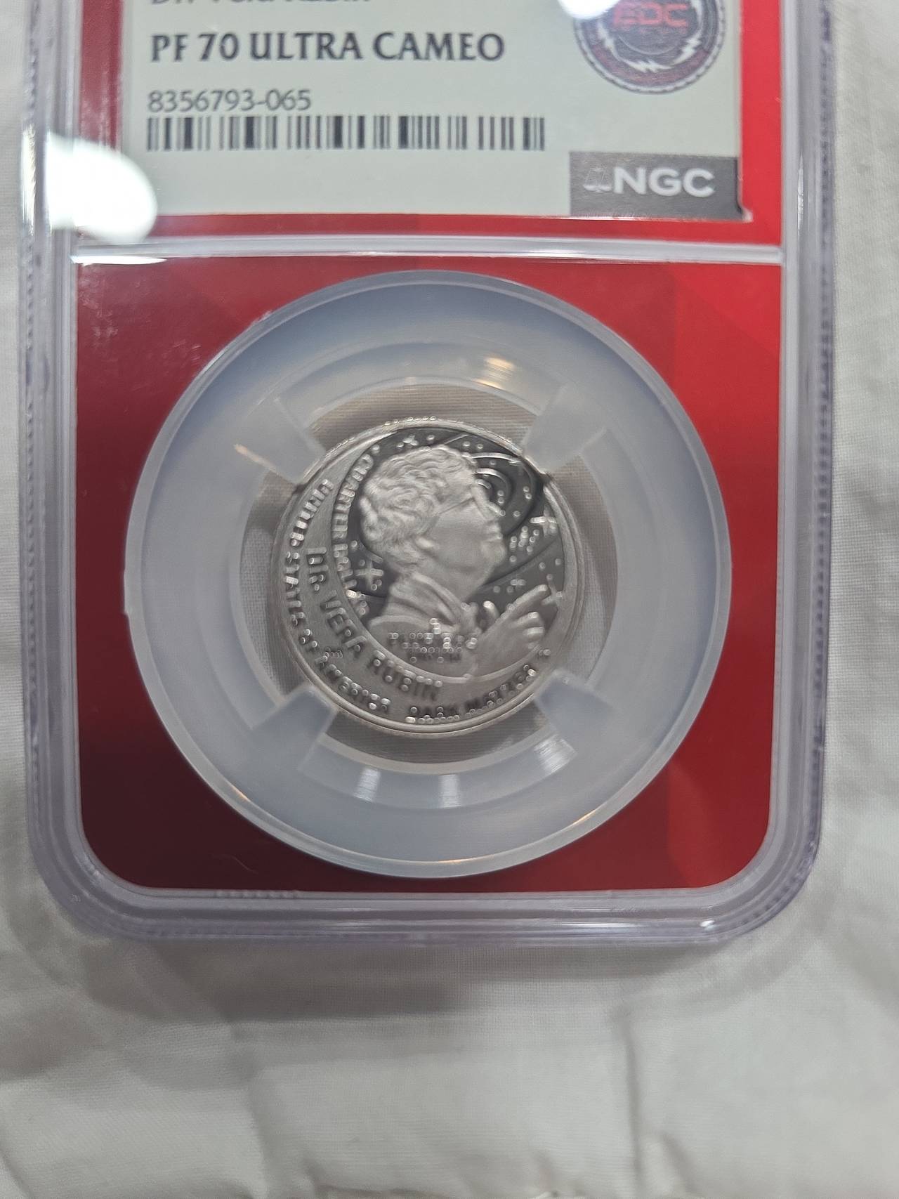 2025 S Dr. Vera Rubin American Women Quarter NGC PF 70 Ultra Cameo EDC Slab