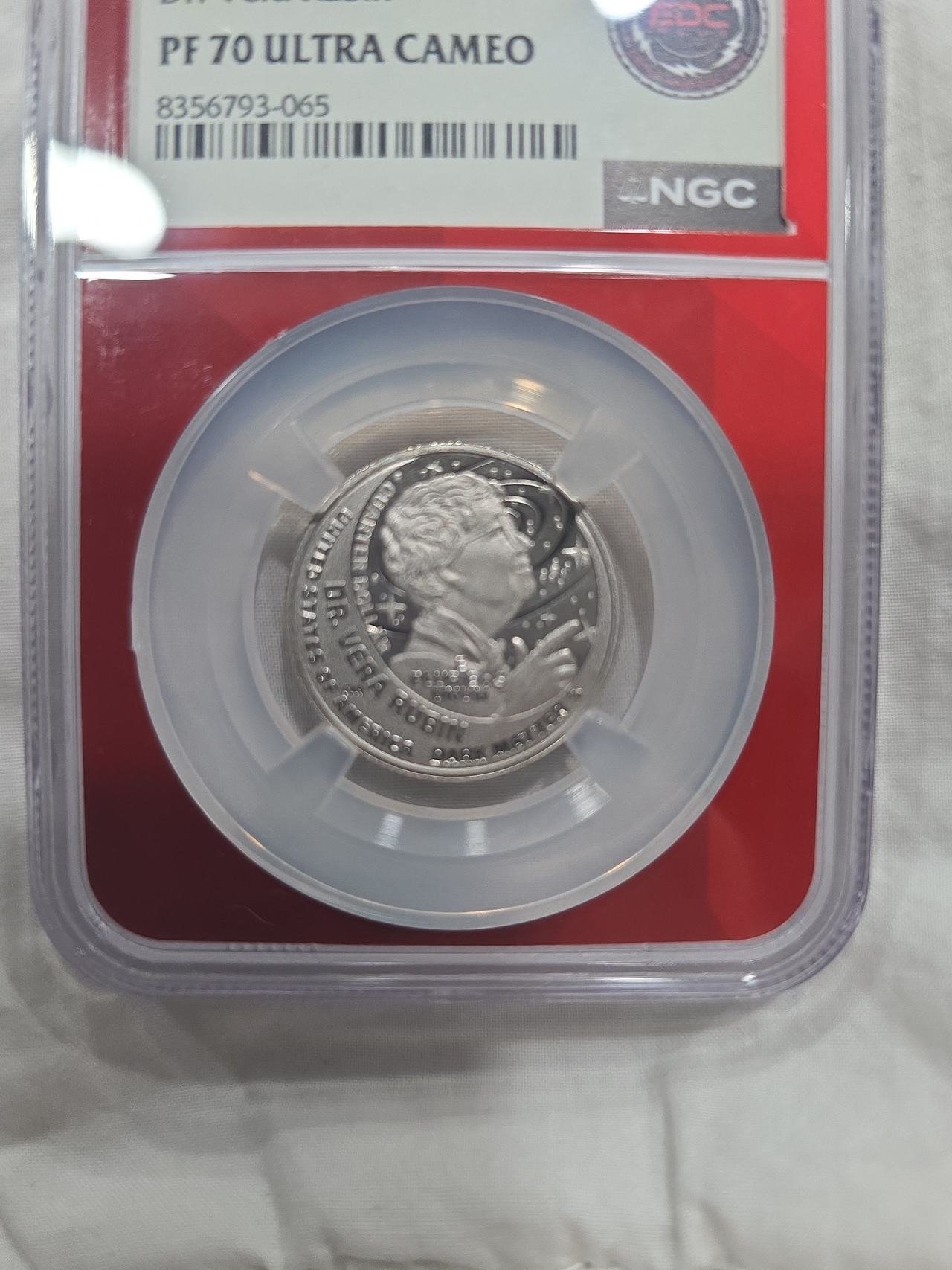 2025 S Dr. Vera Rubin American Women Quarter NGC PF 70 Ultra Cameo EDC Slab