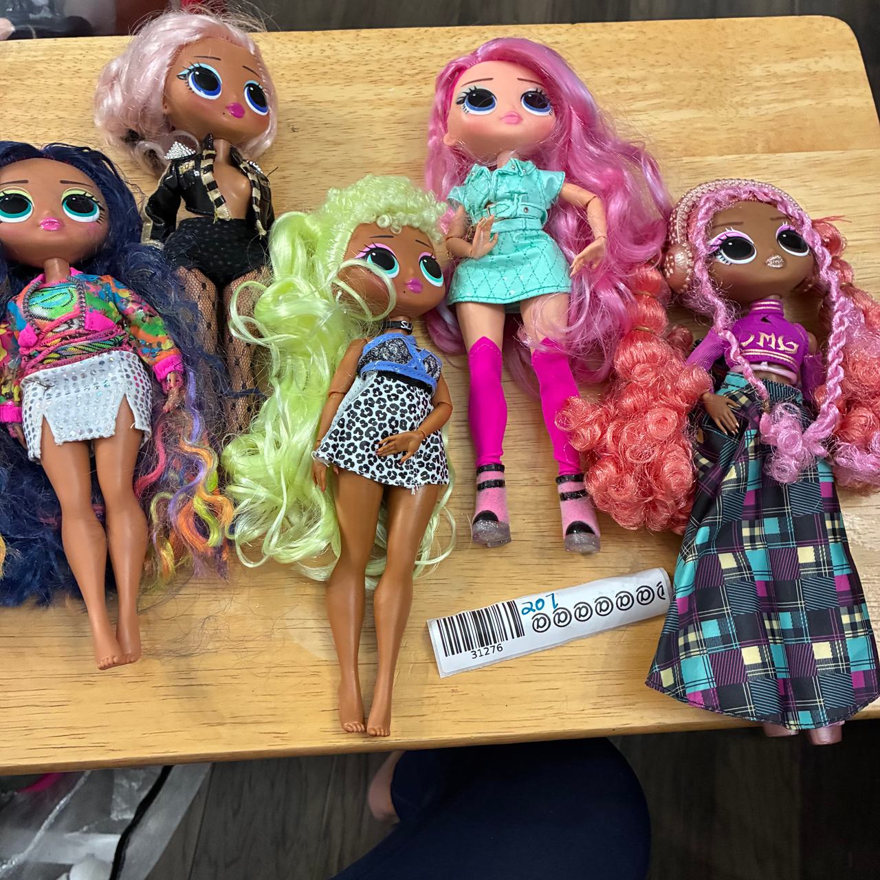 L.O.L. Surprise! O.M.G. Fashion Dolls Lot of 5