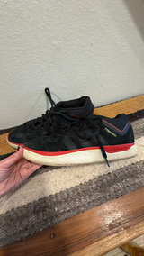 Adidas Tyshawn Jones Black Suede Skate Shoes - Image 2