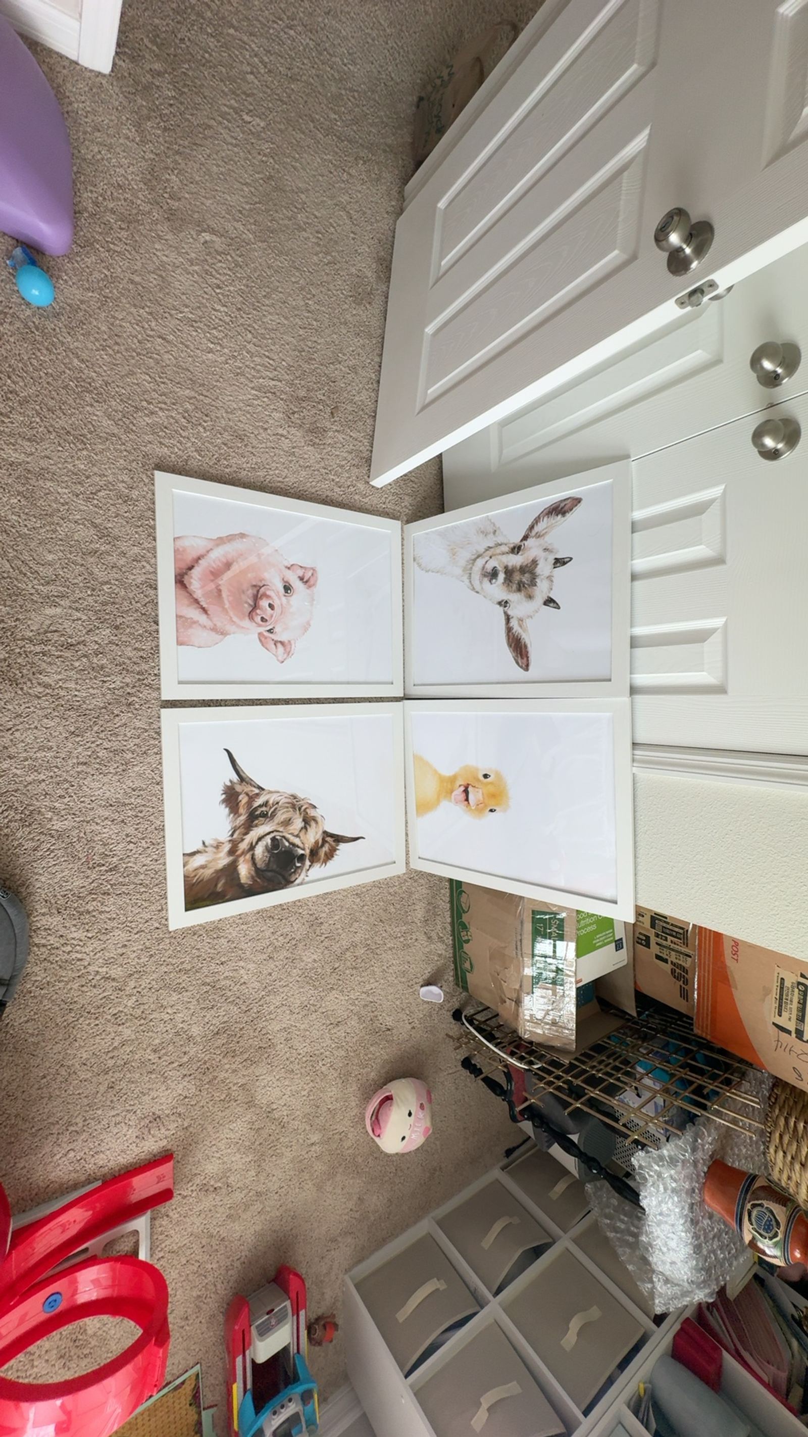 Farm Animal Nursery Print Set