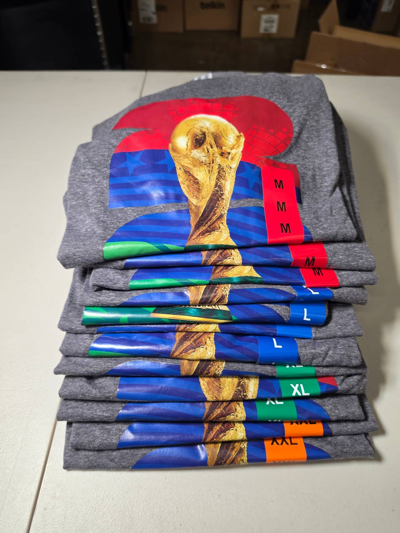 Official 2018 FIFA World Cup Russia Trophy T-Shirt