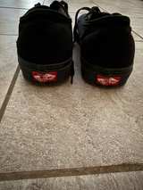Vans Authentic Black Canvas Classic Shoe - Image 4