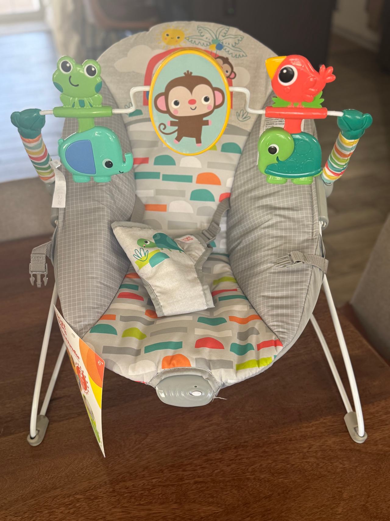 Bright Starts Playful Paradise Vibrating Baby Bouncer