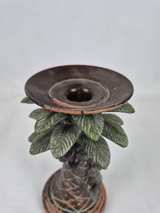 Tropical Palm Tree Monkey Pillar Candle Holder - Image 3