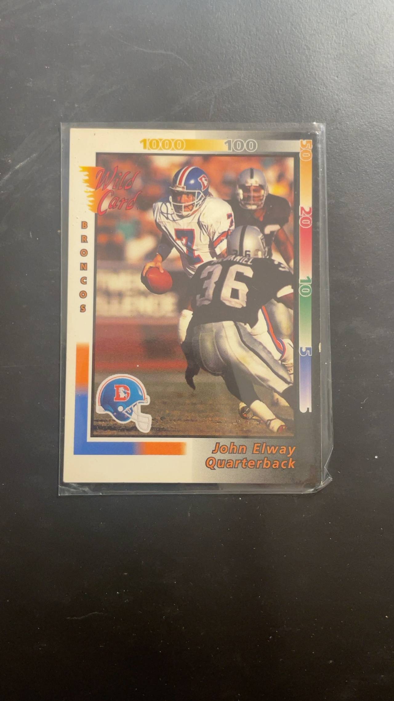 Upper Deck 1992 Wild Card John Elway #117