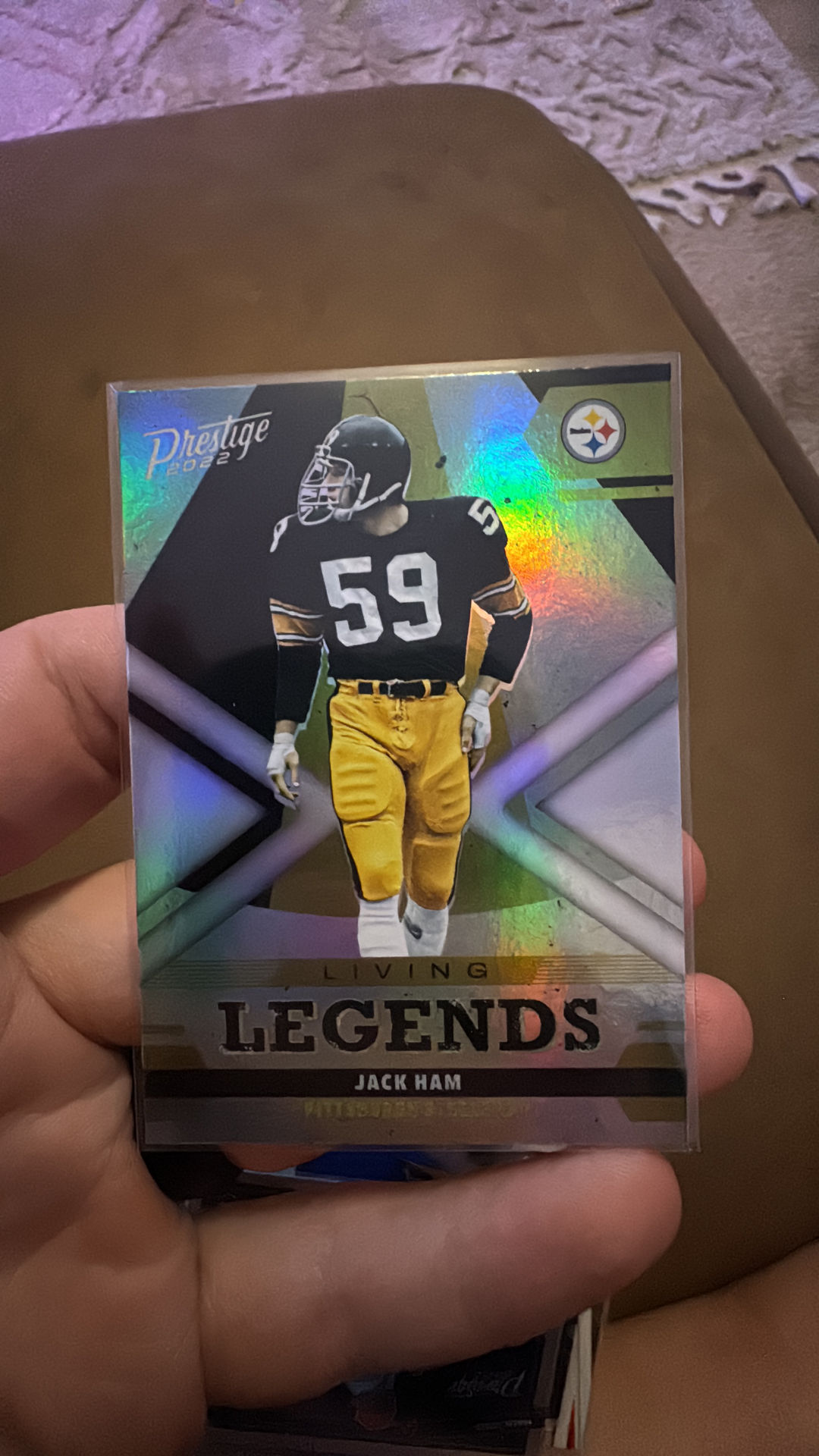 2021 Panini Prestige Living Legends Jack Ham Football Card