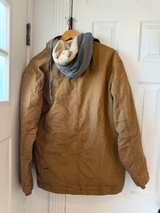 Dickies Men's Brown Duck Canvas Hooded Work Jacket - Image 7