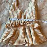 Ribbed Knit Peplum Tank Top - Image 3