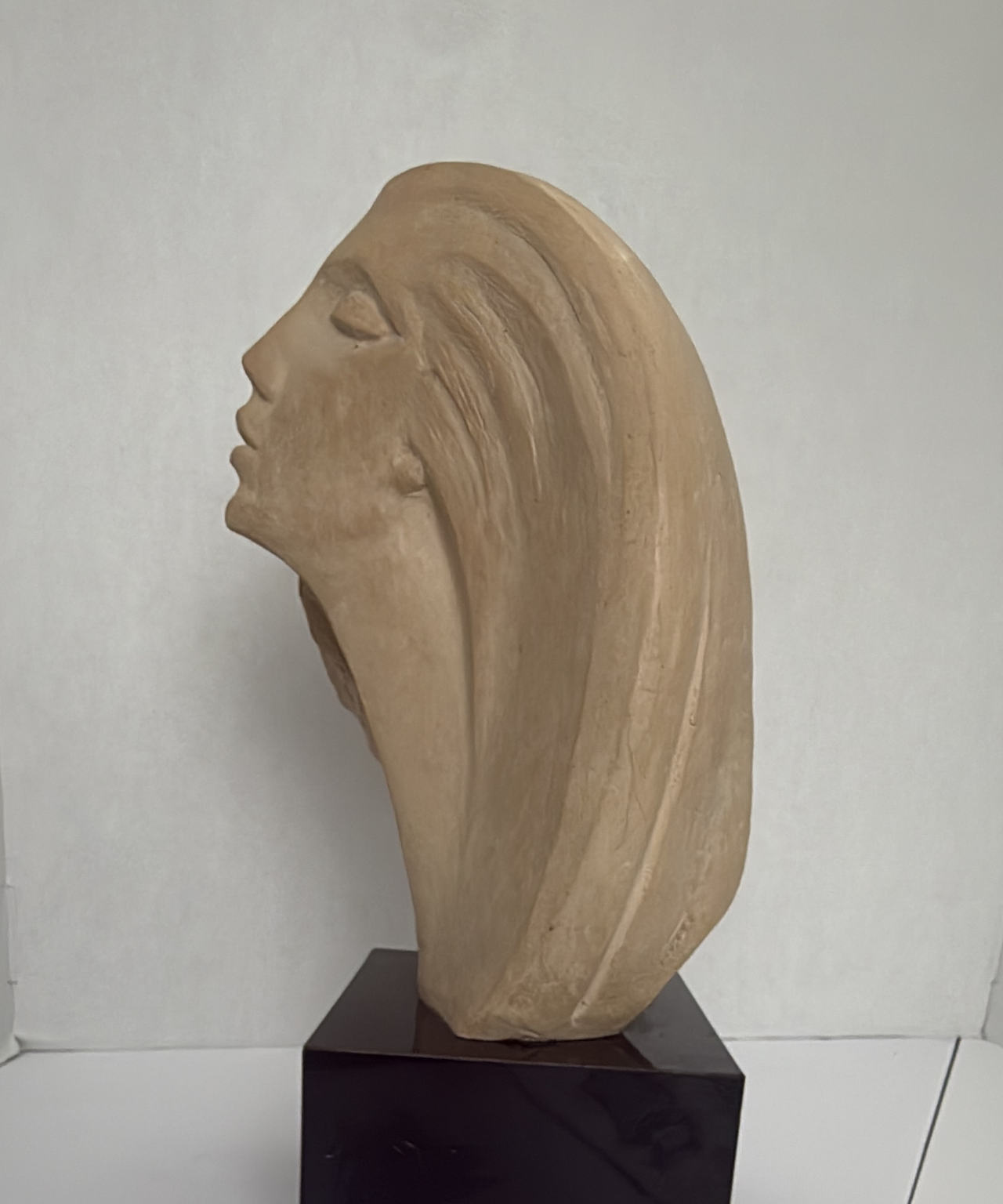 Austin Productions Art Deco Style Female Face Sculpture