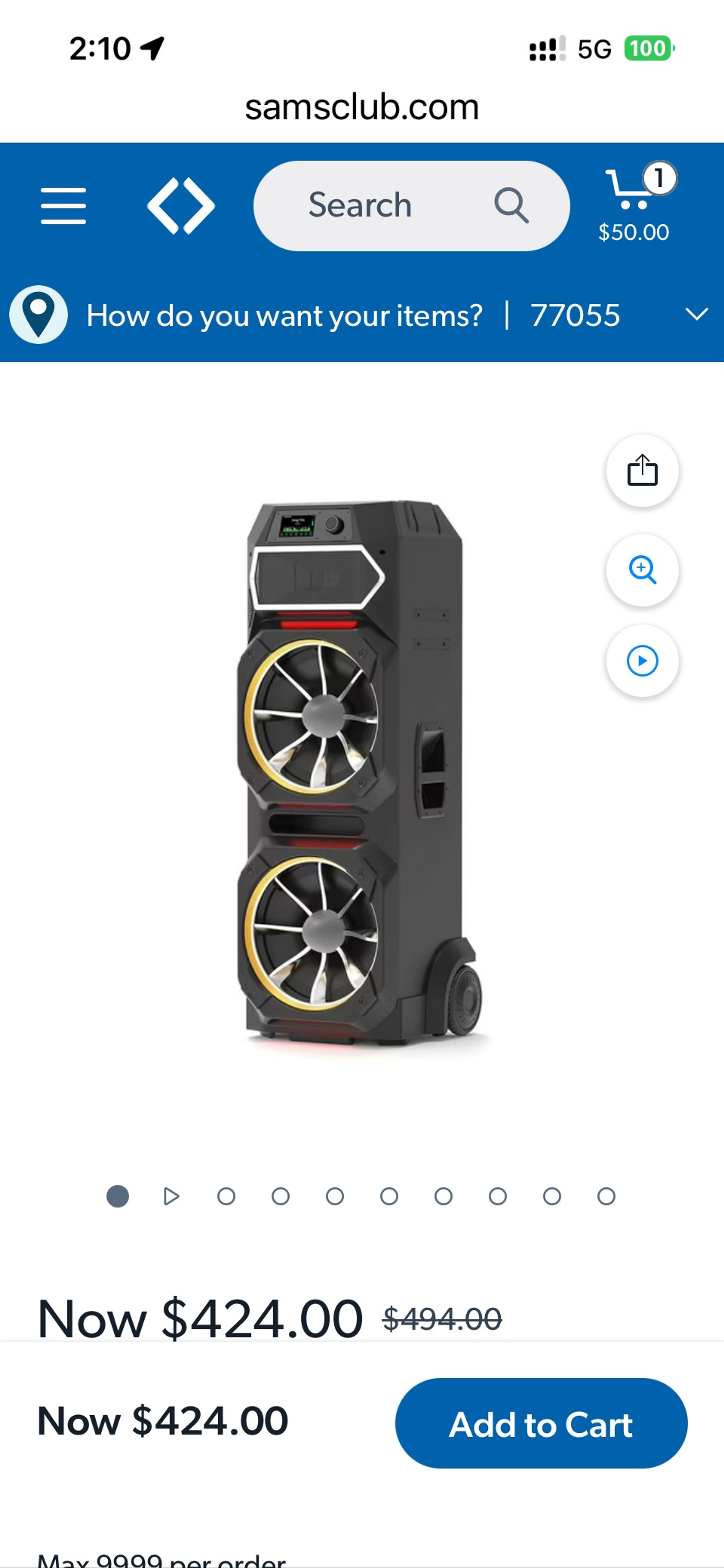 Monster GI30 High-Power Bluetooth Speaker not working - Image 8