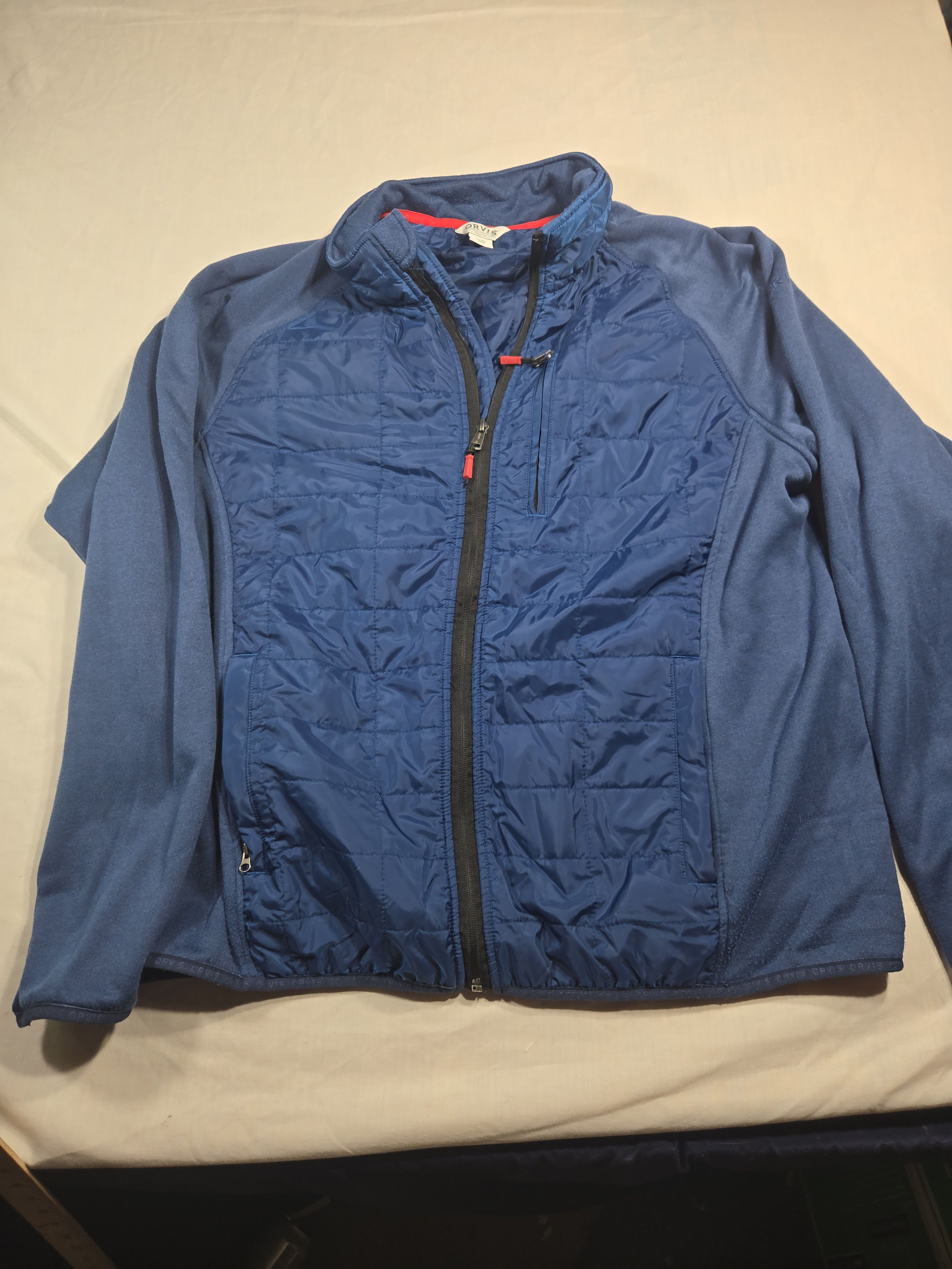 Orvis Hybrid Quilted Womens Jacket Blue XL - Image 2