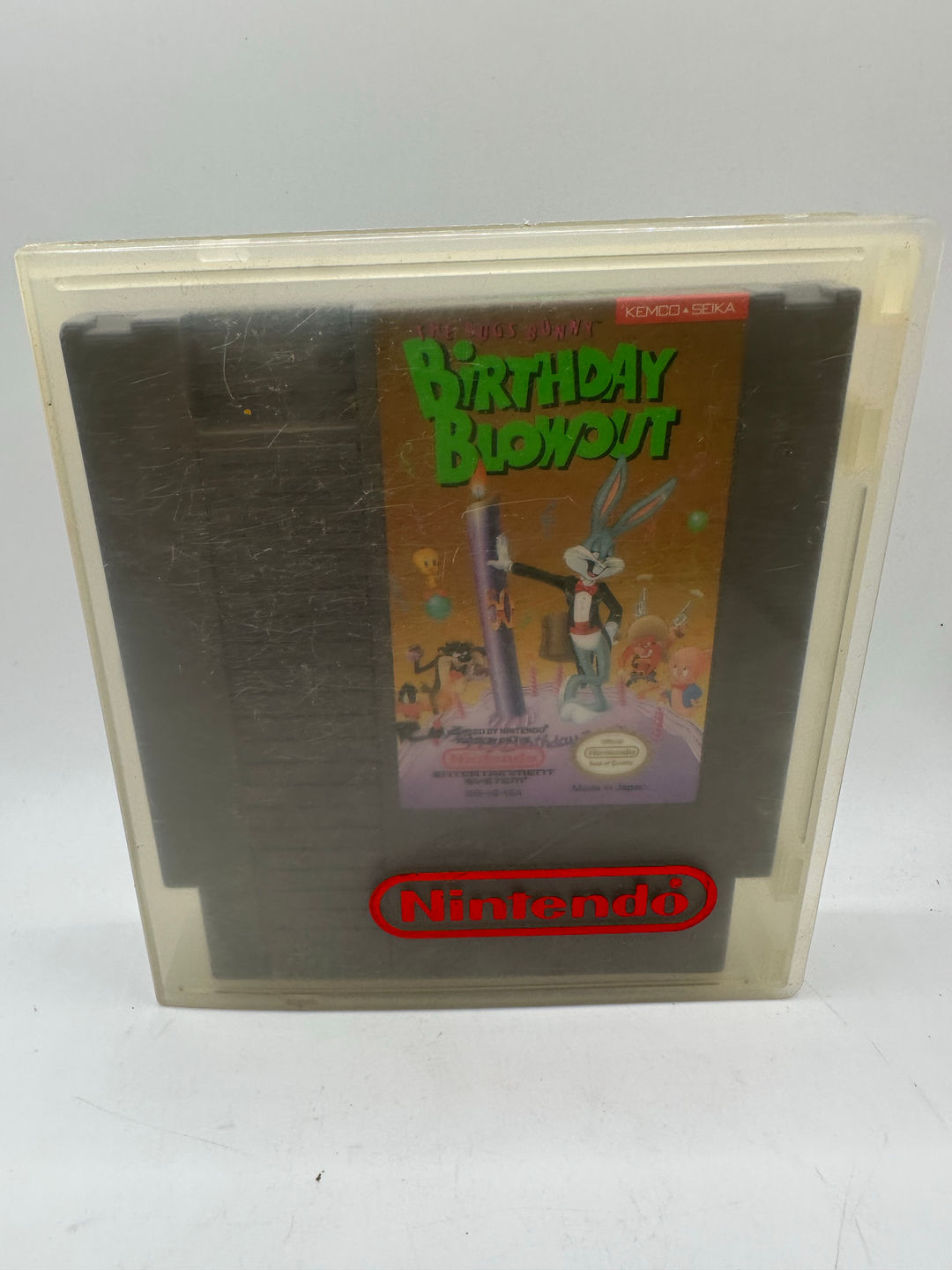 Bugs Bunny Birthday Blowout W/ Hard Case- Authentic, Tested - NES Bugs Bunny