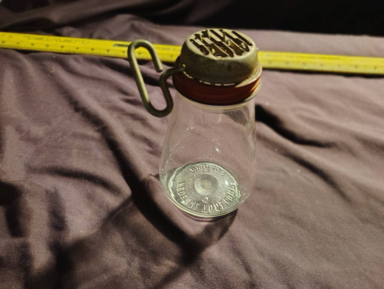 Vintage Hazel-Atlas Glass Jar