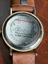 Geneva Pineapple Dial Fashion Watch with Tan Strap READ - Image 4