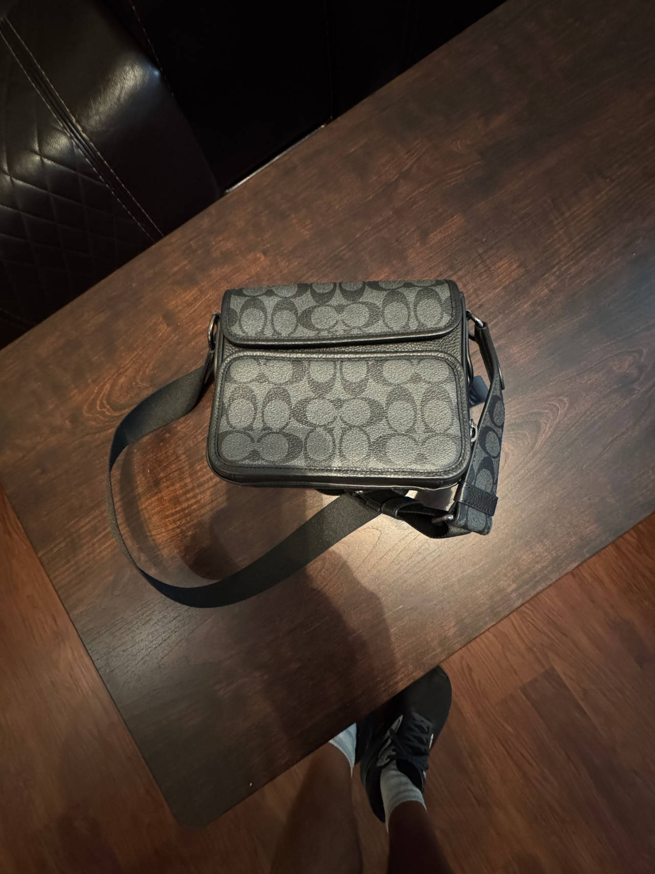 Coach Signature Canvas Messenger Bag