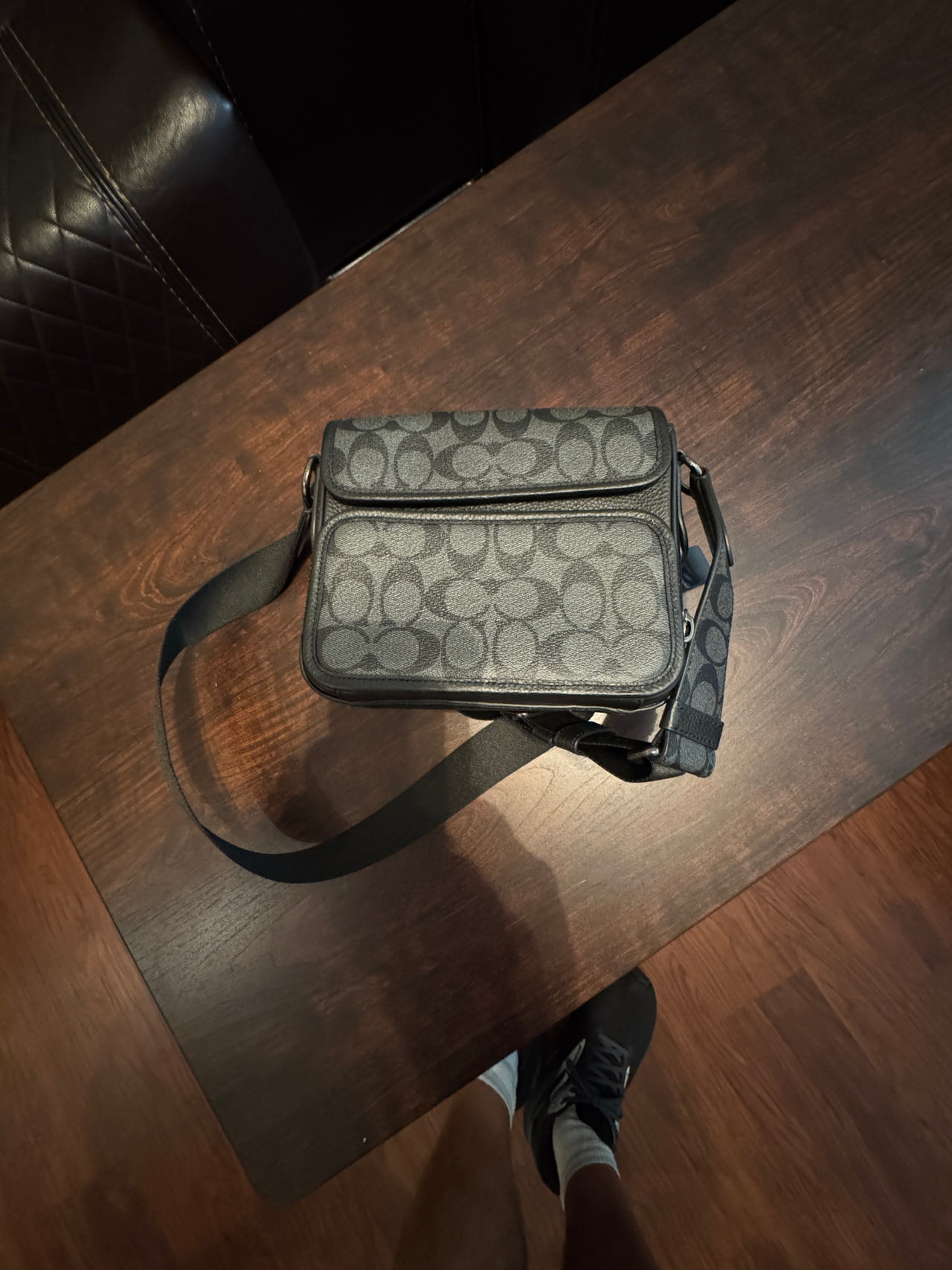 Coach Signature Canvas Messenger Bag