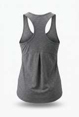 Reebok Women's Performance Racerback Tank Top - Dark Heather Gray sz Large - Image 3