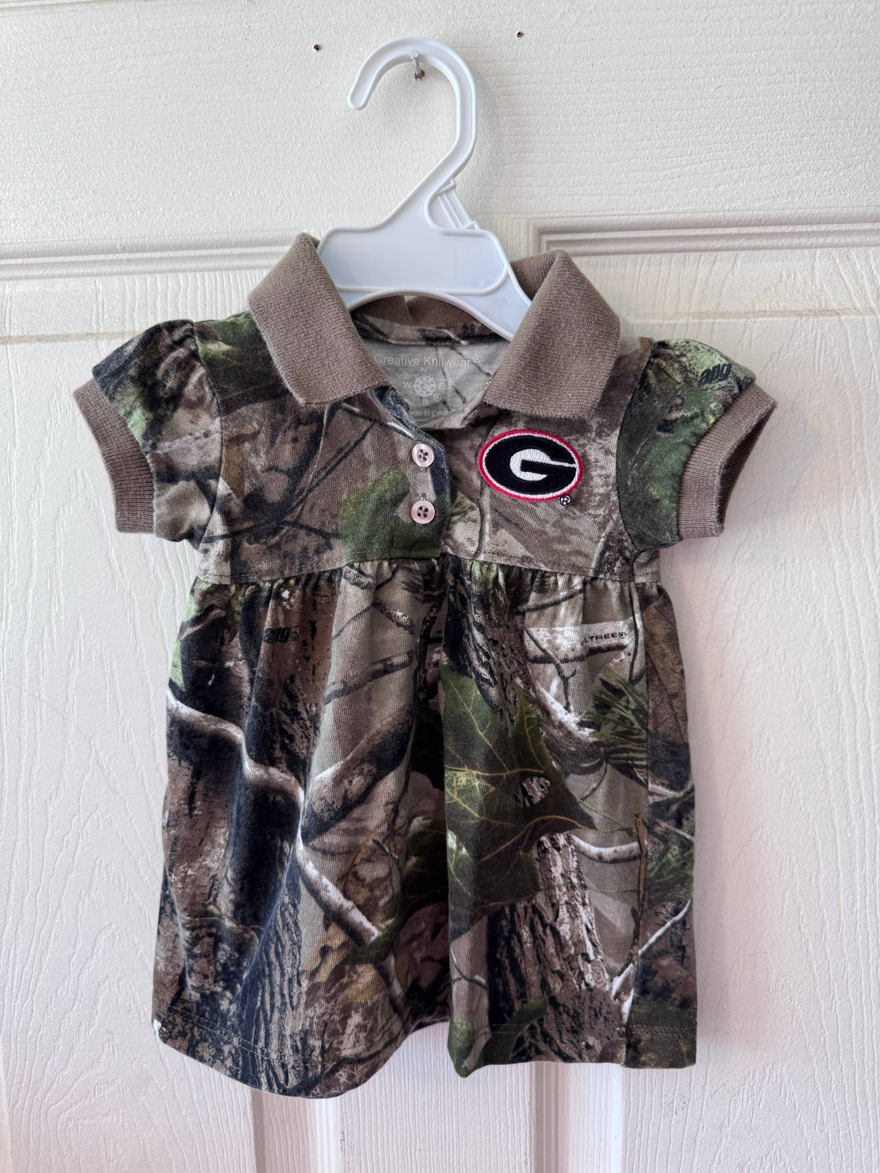 Creative Knitwear Georgia Bulldogs Realtree Camo Polo Dress