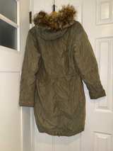 Abercrombie Fitch Sherpa Lined Military Parka Large - Image 3