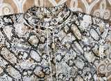 NWOT Cabi Cobra Dress Snake Print Belted Mini Dress SIZE S - Image 8