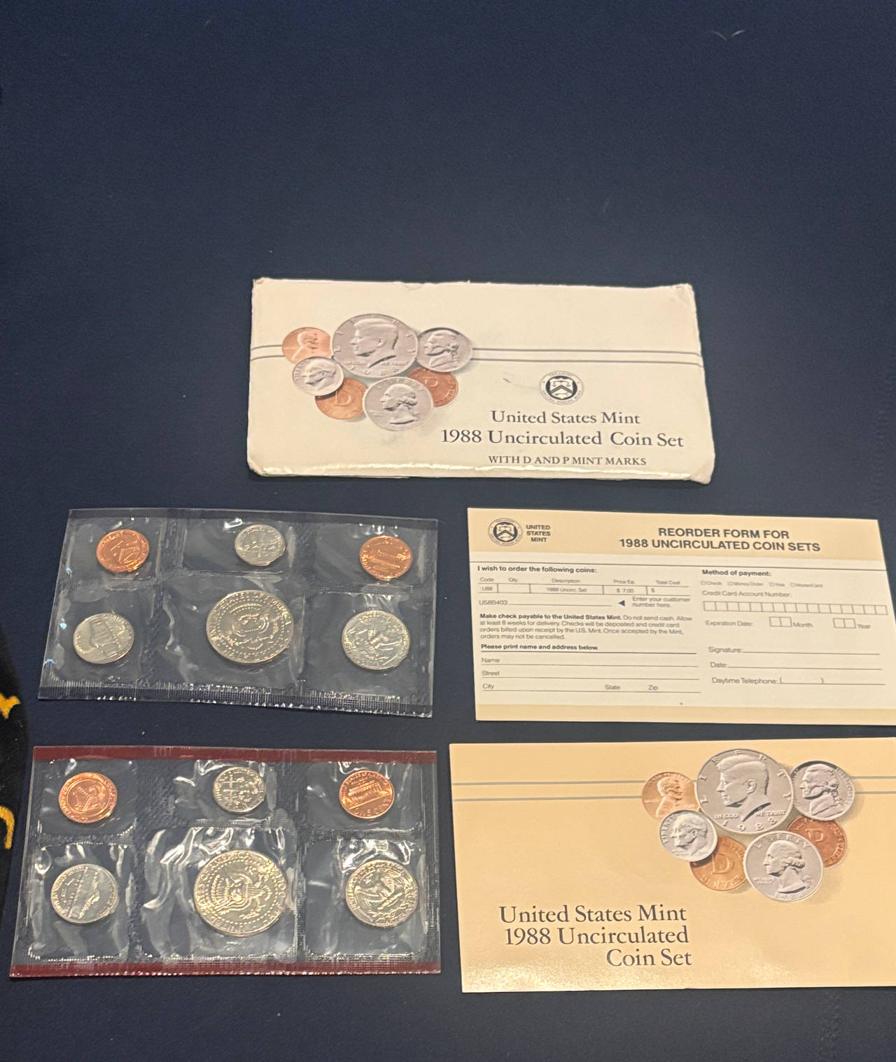 1988 United States Mint Uncirculated Coin Set
