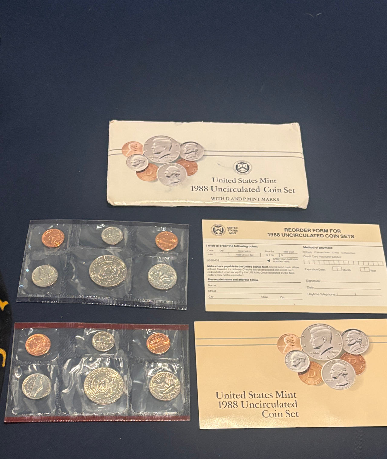 1988 United States Mint Uncirculated Coin Set