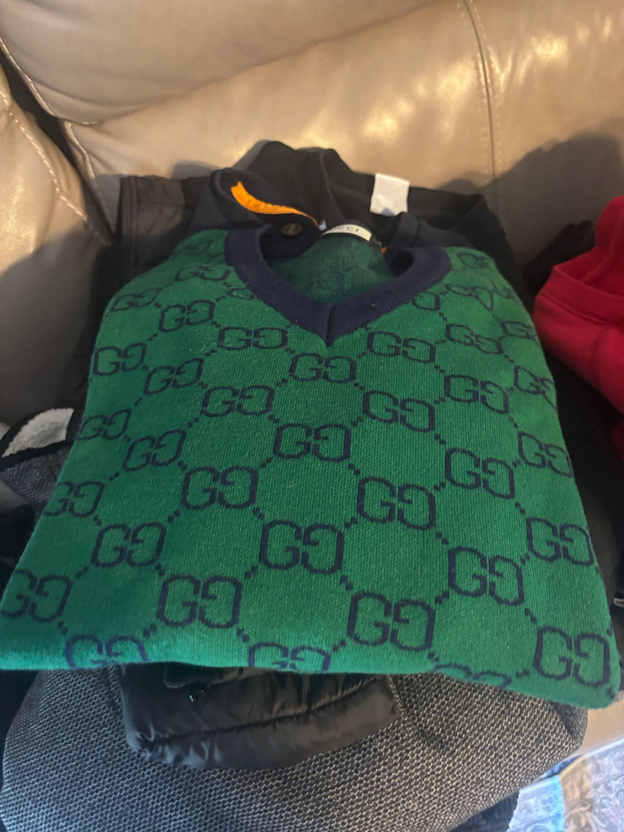 Gucci GG Jacquard Wool Sweater