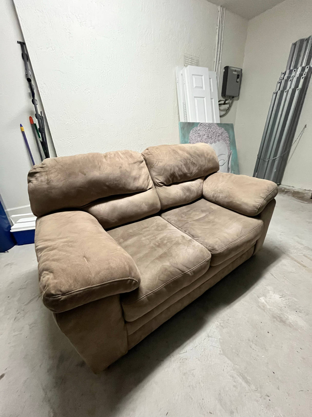 Microfiber Loveseat Sofa