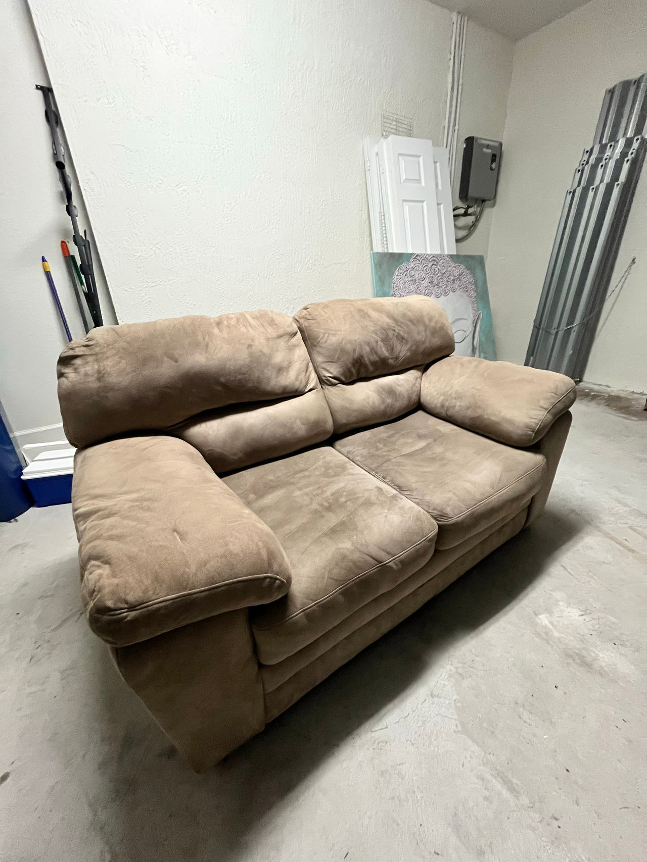 Microfiber Loveseat Sofa