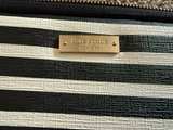 Kate Spade Black & White Striped Laptop Sleeve 13-inch - Image 3