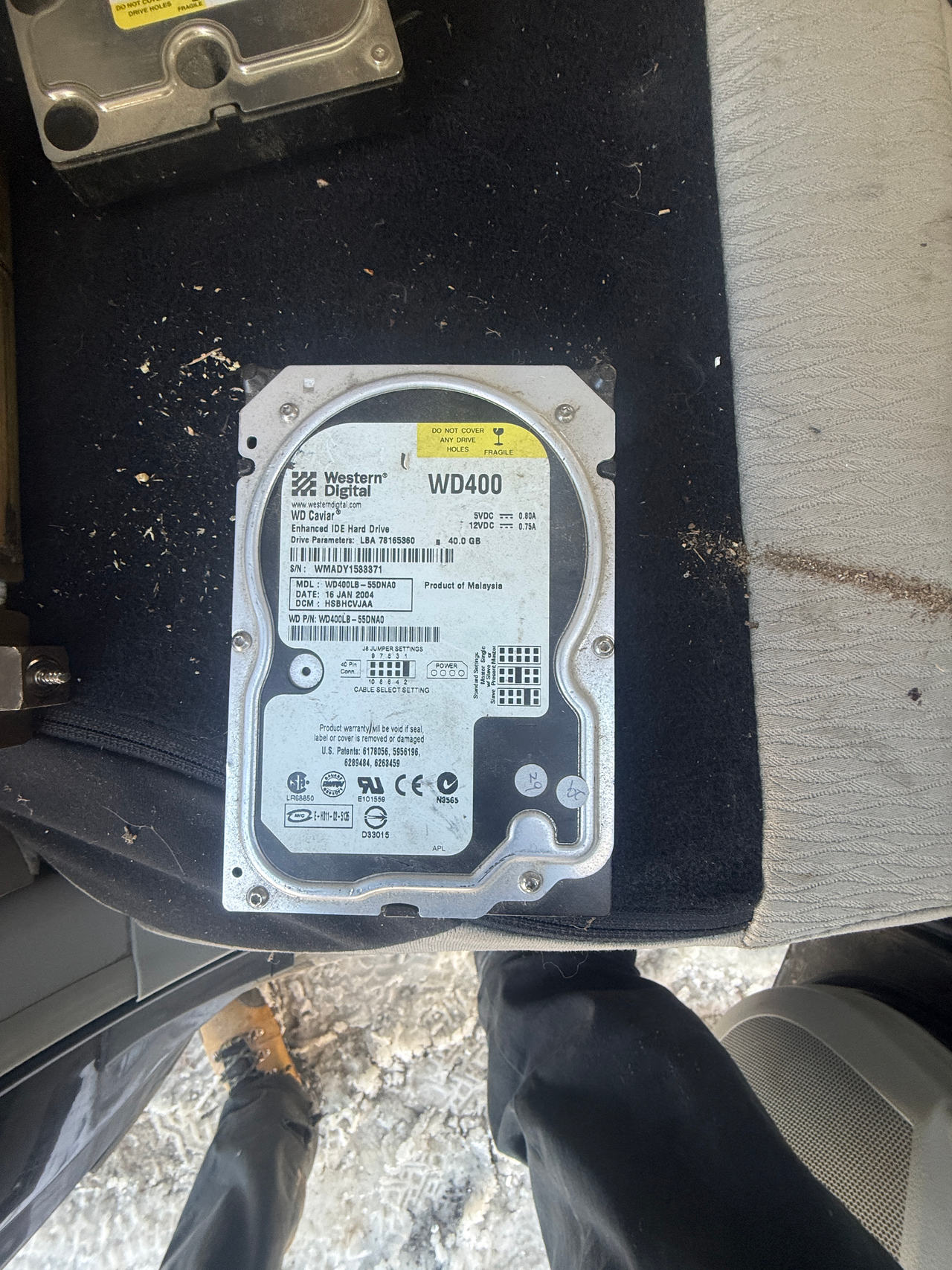 Western Digital Caviar WD400 40GB IDE Hard Drive