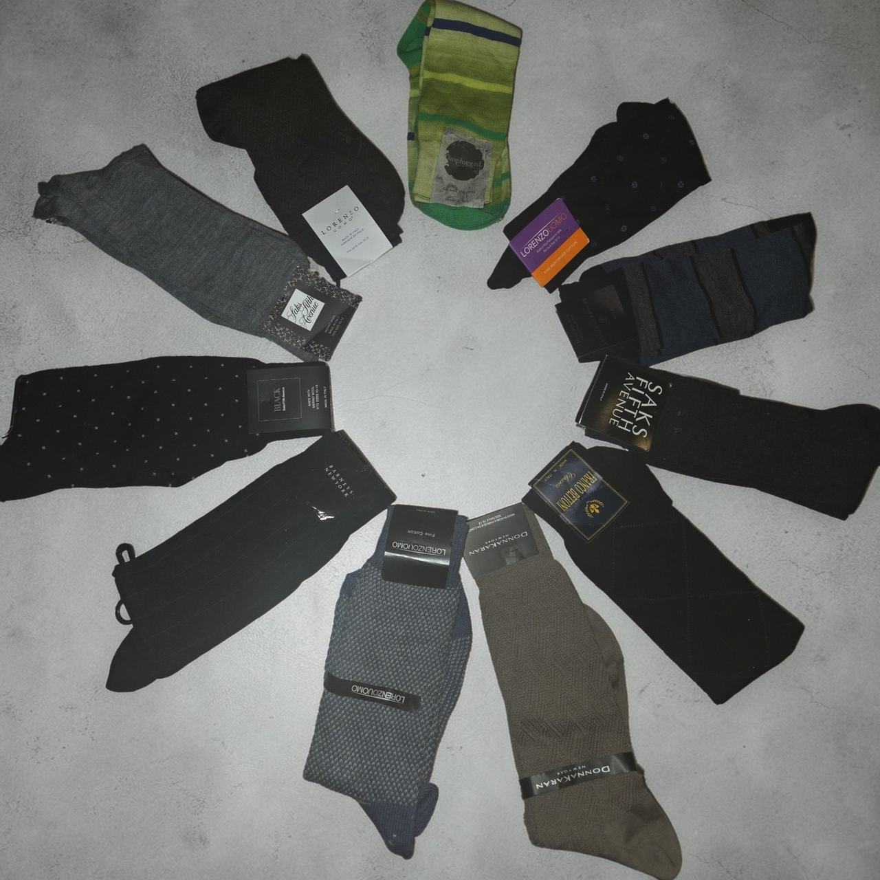 Assorted Men's Designer Dress Socks Bundle