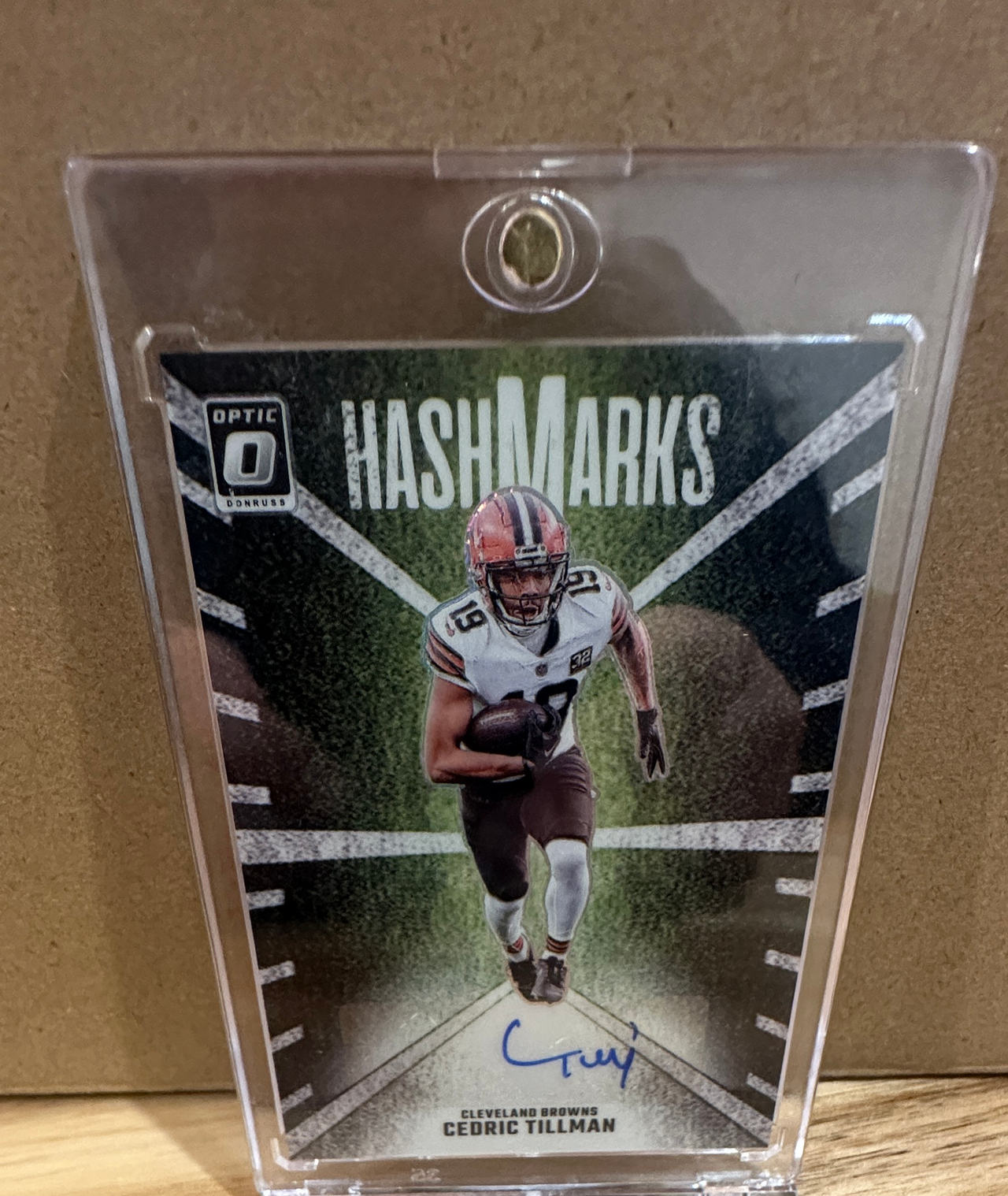 2023 Panini Donruss Optic Cedric Tillman Hash Marks Autograph